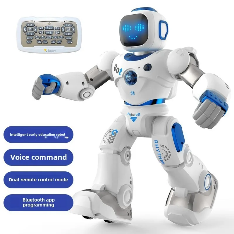 AI Intelligent remote control robot voice dialogue programming high-tech electric dance children's toy early childhood education