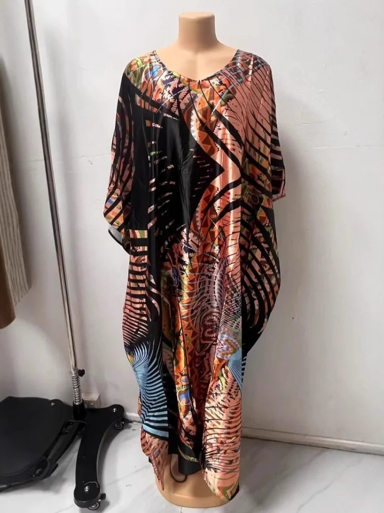 Wmstar Dress Women Wholesale New Printed Loose Comfortable Wide Spread Dress in Stock for Wholesale Fat Beauty Clothing 2025