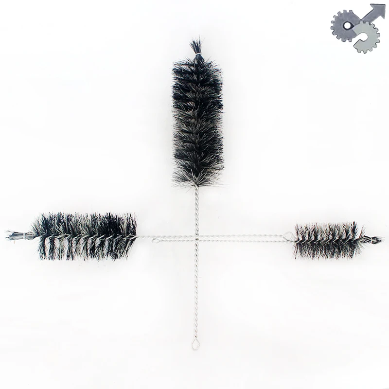 Bristle Soft Horse Hair Brush Cleaner Glass Bottle Pipe Small Long Cleaning Washing Small Test Tube Fish Tank Rotary Design
