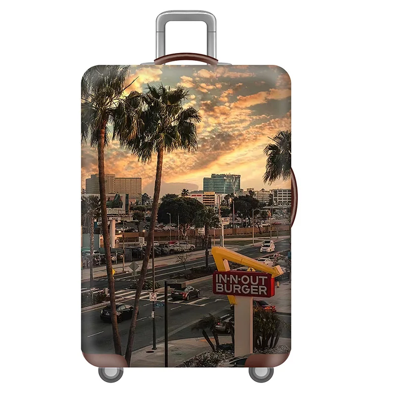 Designer Flowers Luggage Protective Cover Suitable 18-32 Inch Trolley Suitcase Dust Cover Perfect Elasticity Travel Accessories