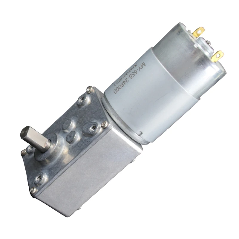Motor de Velocidade Ajustável do Ângulo Direito da Engrenagem 24v 12v 5840555 do Torque Alto do Motor da Engrenagem da C.c. com Motor Bonde da C.c. do Suporte para Diy