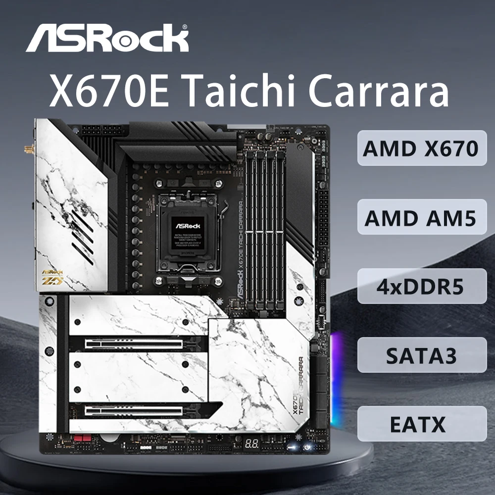 ASRock X670E Taichi Carrara AM5マザーボード ASRock X670E Taichi