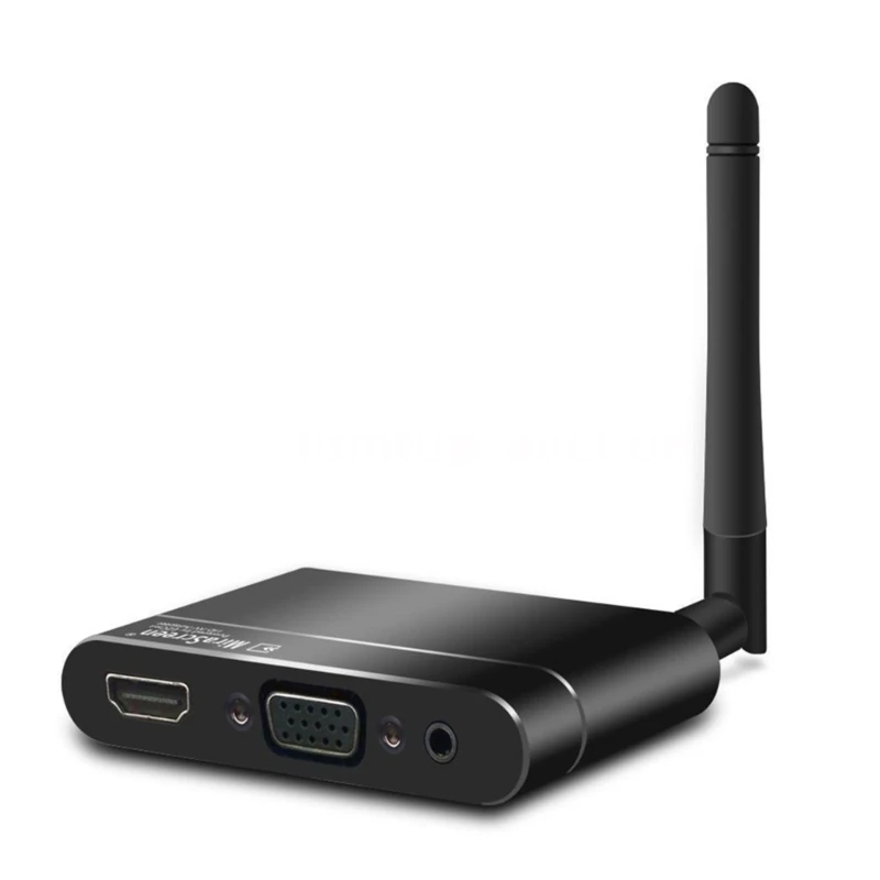 

Аудиоадаптер WIFI Dongle VGA + HDMI-совместимый + AV-передатчик для Miracast Airplay