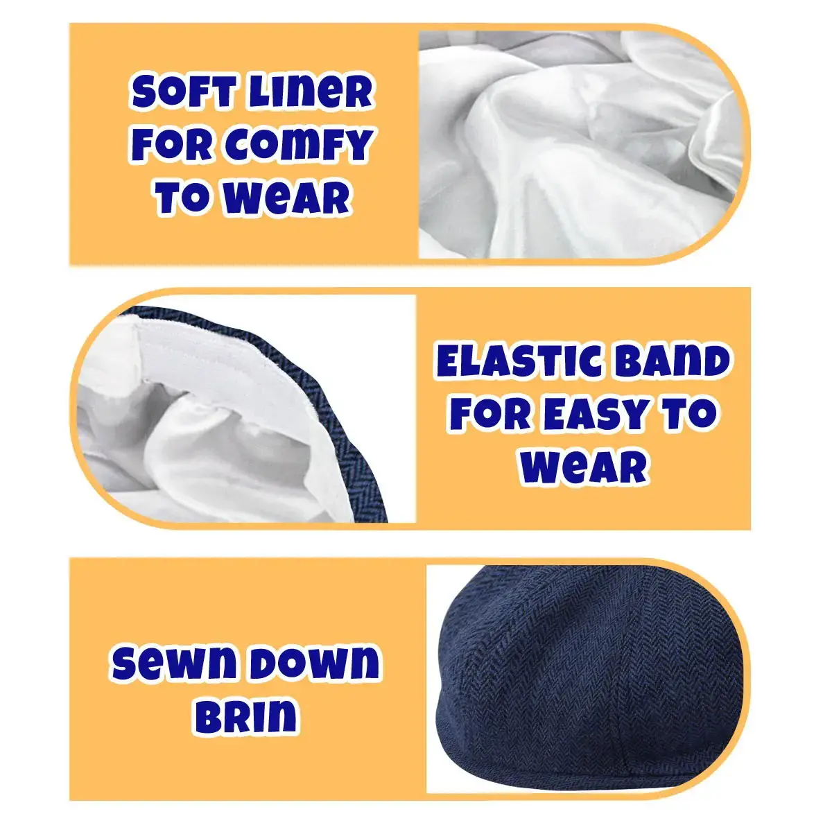 Baby Boys Newsboy Hat Kids Herringbone Flat Cap Infant Retro Beret baby hat kids caps