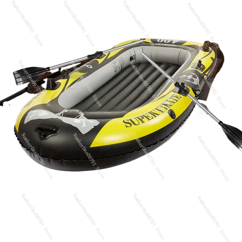 Automatic-Inflatable-Boat-Rubber-Raft-Thickened-Kayak-Outdoor-Single ...
