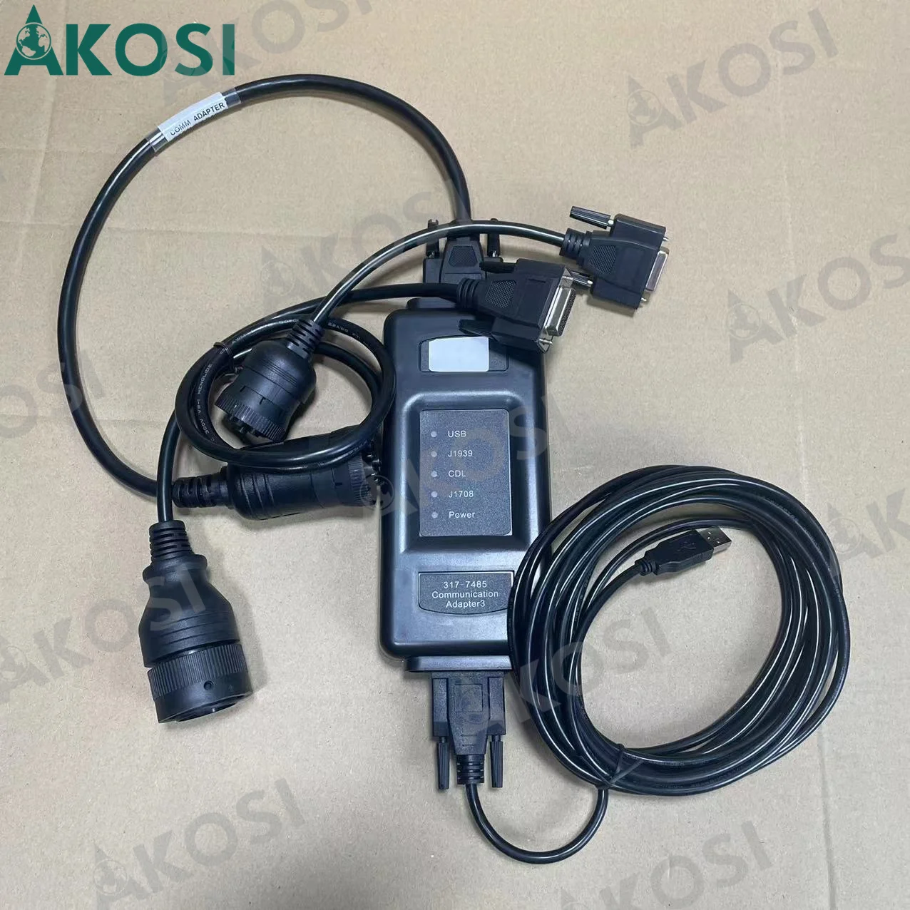 317 7485 Et3 Et4 Communication Adapter 3 2021 Heavy Duty Diagnostic Tester Tool For Cat Truck 