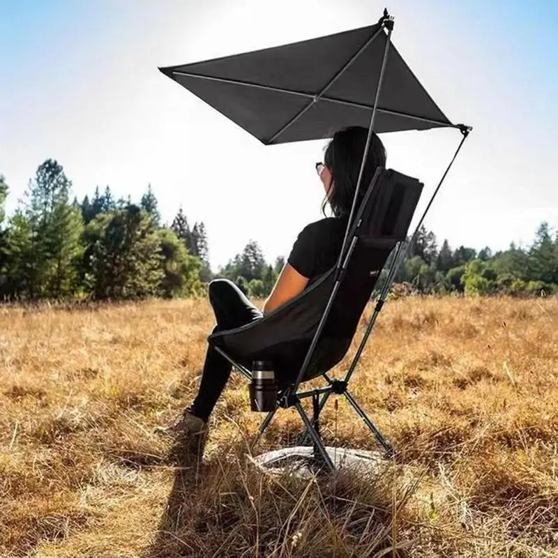 Moon Chair Outdoor Sunshade Camping Chair Sunshade Folding Lounge Outdoor For Camping Fishing