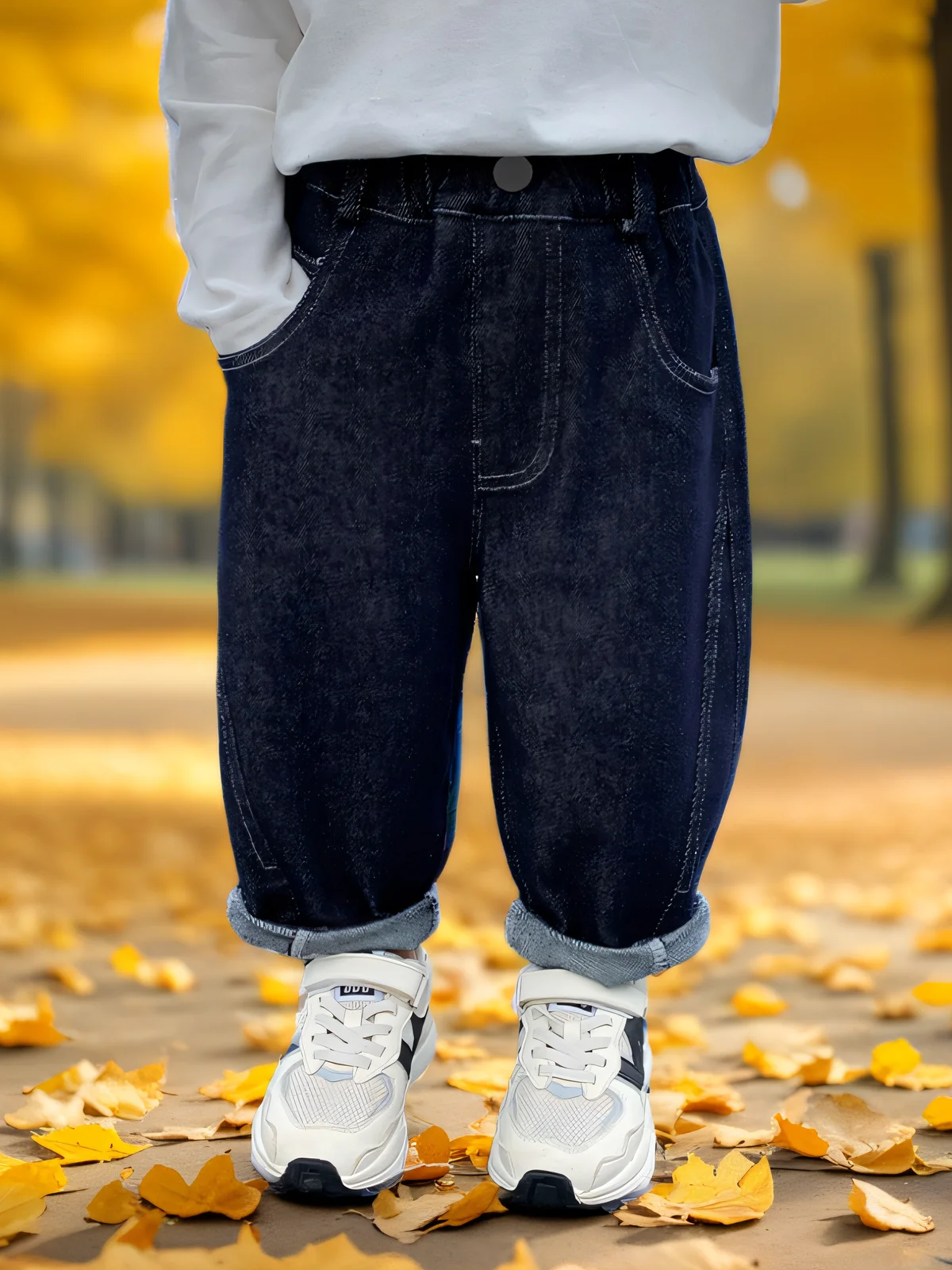 소년 청바지 봄 가을 캐주얼 긴 바지 소년을위한 어린이 데님 의류  소년 멋진 잘 생긴 봄 여름 가을 착용