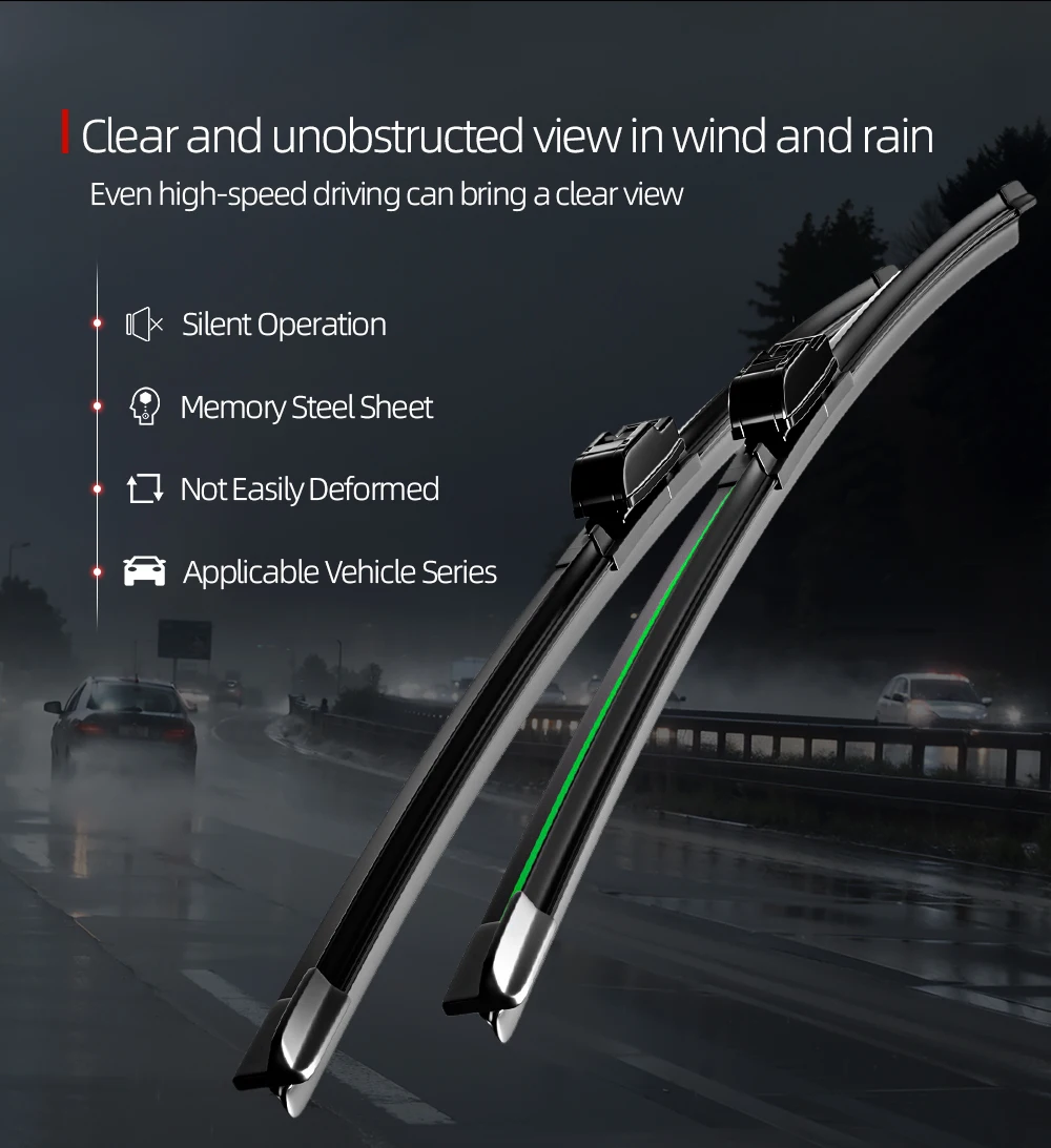Für Porsche Panamera 970 971 2009-2019 Frontscheibenwischerblätter 2 Stück Windschutzscheiben-Fensterzubehör 2010 2012 2013 2016 2017 – Detail 11
