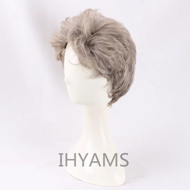 Joel Miller Wigs Cosplay From The Last of Us Short Grey Fluffy Synthetic  Hair Men's Fashion Party Cos Wigs - AliExpress