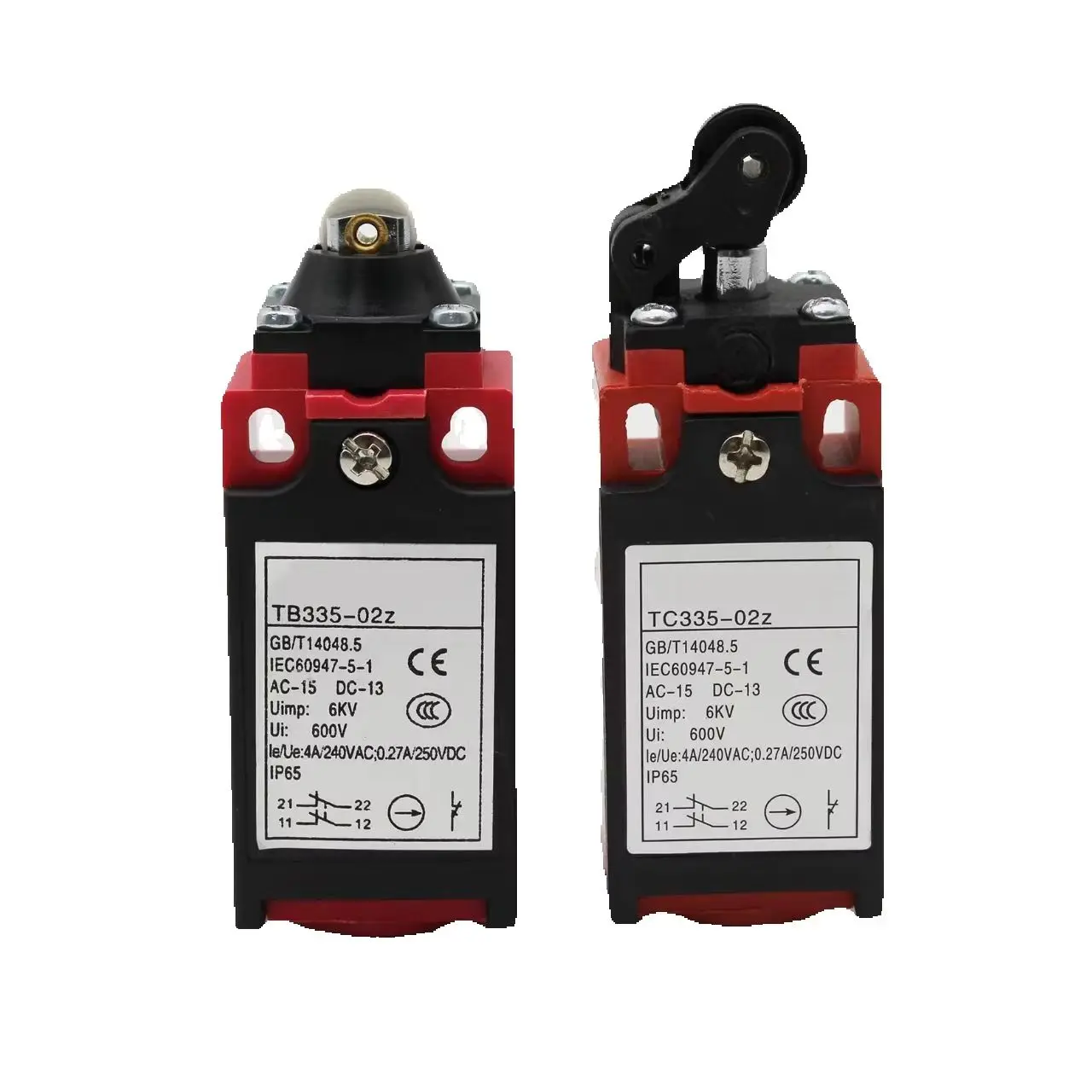 에스컬레이터 리미트 및 리셋 스위치 TB335-02Z/TC335-02Z/TC335-02S/02S 금속 ISO9001 인증 엘리베이터 부품