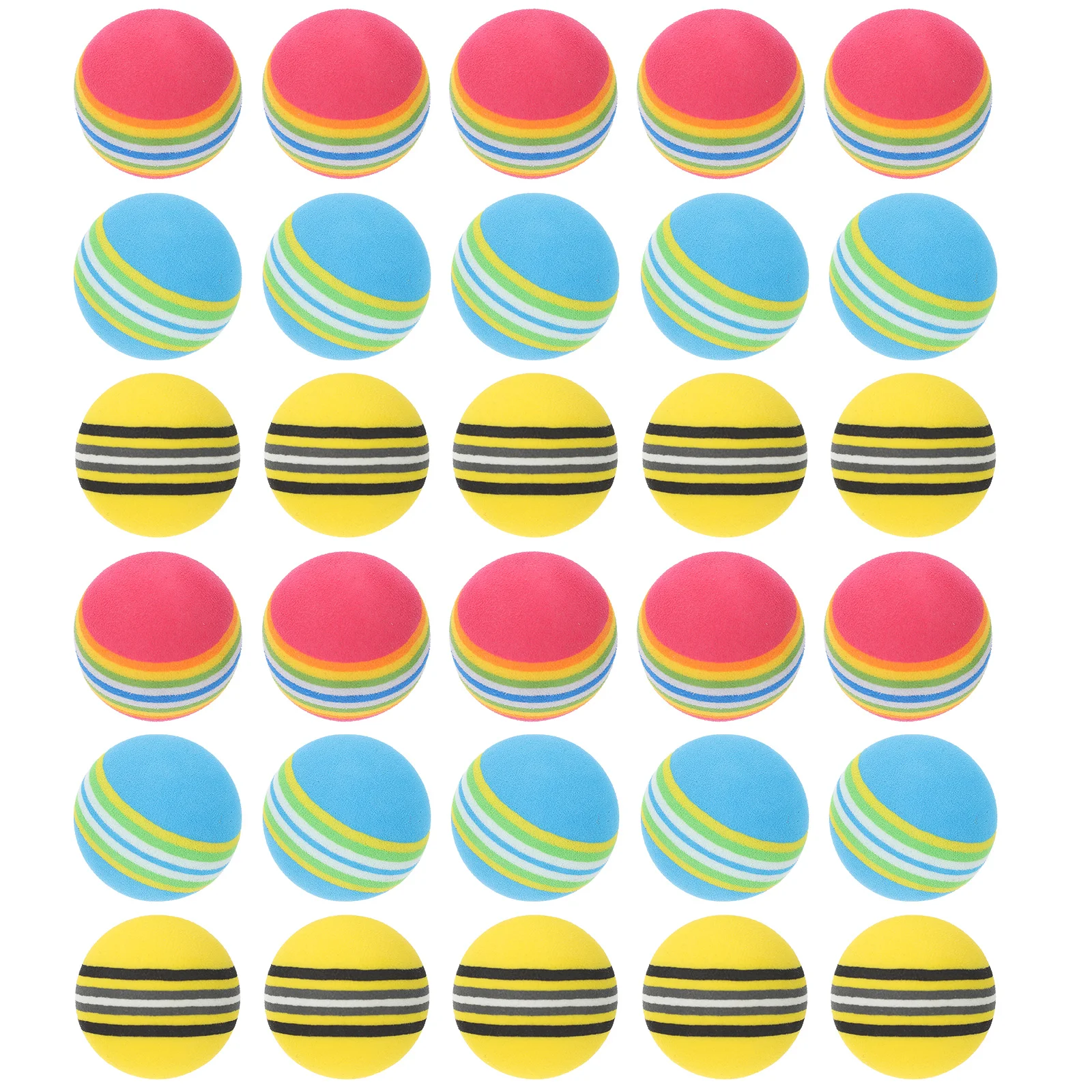 

30 шт. мячи для игры в гольф мячи для тренировок в помещении детские игрушки Мячи из пены для домашних животных