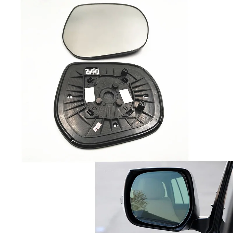 Cafoucs Rearview Mirror Glass For Toyota Land Cruiser Prado 150 Series