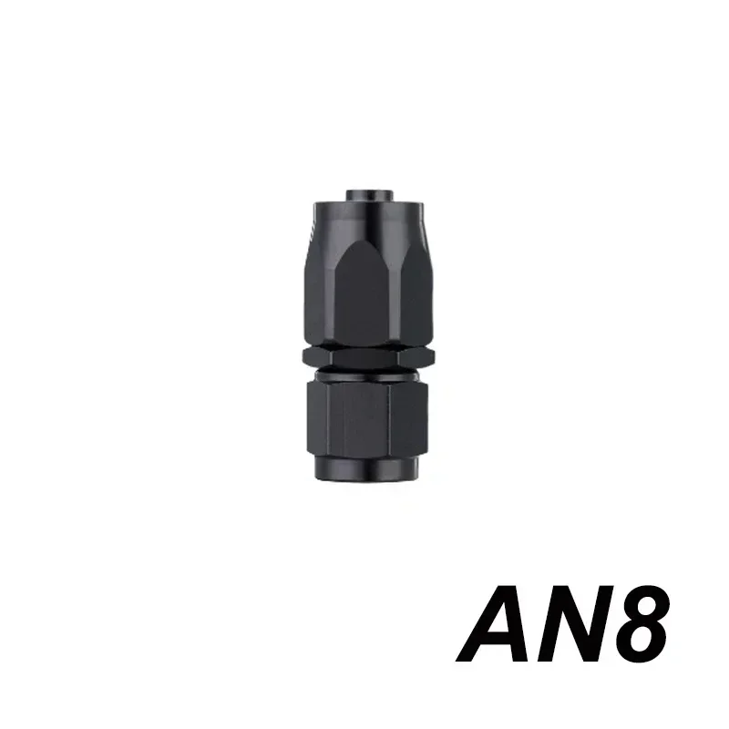 AN-8 (1/2") Acero Inoxidable Trenzado Manguera De Combustible E85 Kit De Accesorios Giratorios -8AN 30ft Negro BLSSAN8BK_KIT_XL