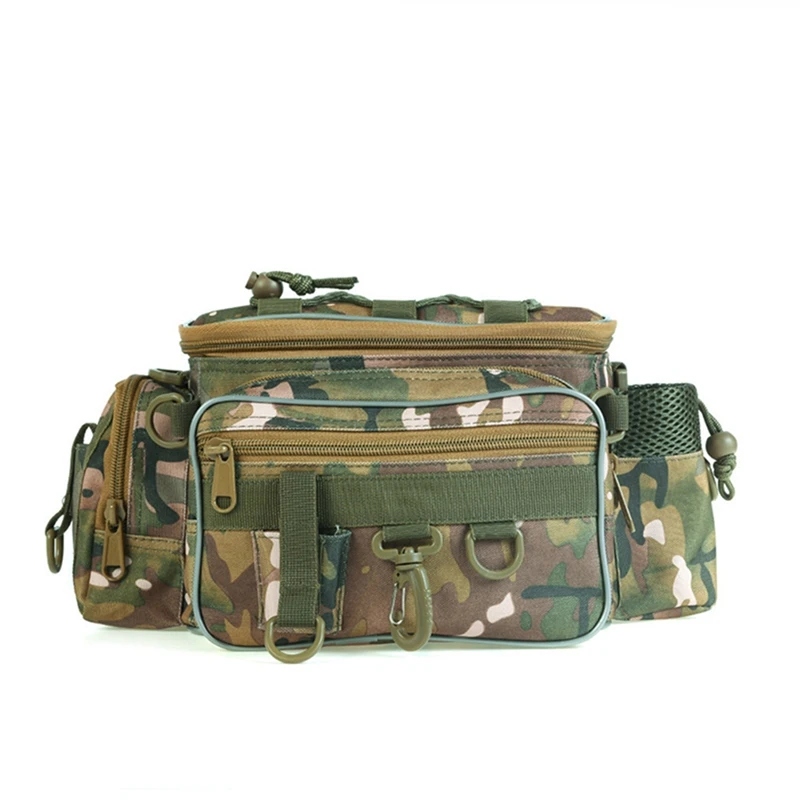 

Camouflage Crossbody Bag Outdoor Photo Fishing Tackle Bag Fishing Reel Bait Replacement Parts Accessories Bag