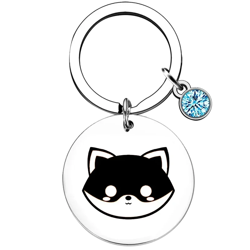 

Hot Fox Key Chain Ring cartoon Animal Fox keychains pendant Fox Lover Gift