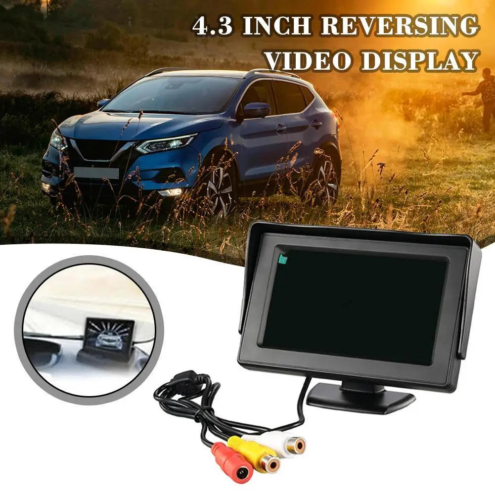 Universal 4.3 Inch Car Reversing Video Display Rear View Camera Stand