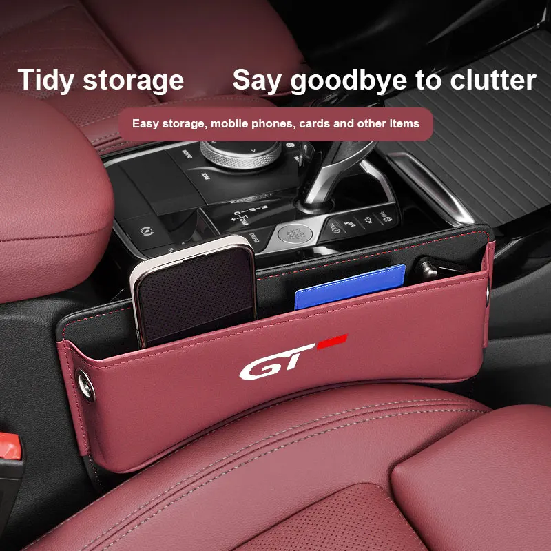 Car Seat Gap Filler Pockets Storage Box Gap Filler Seat Organiser For  Peugeot GT GTline 206 208 306 307 308 2008 3008 Car - AliExpress