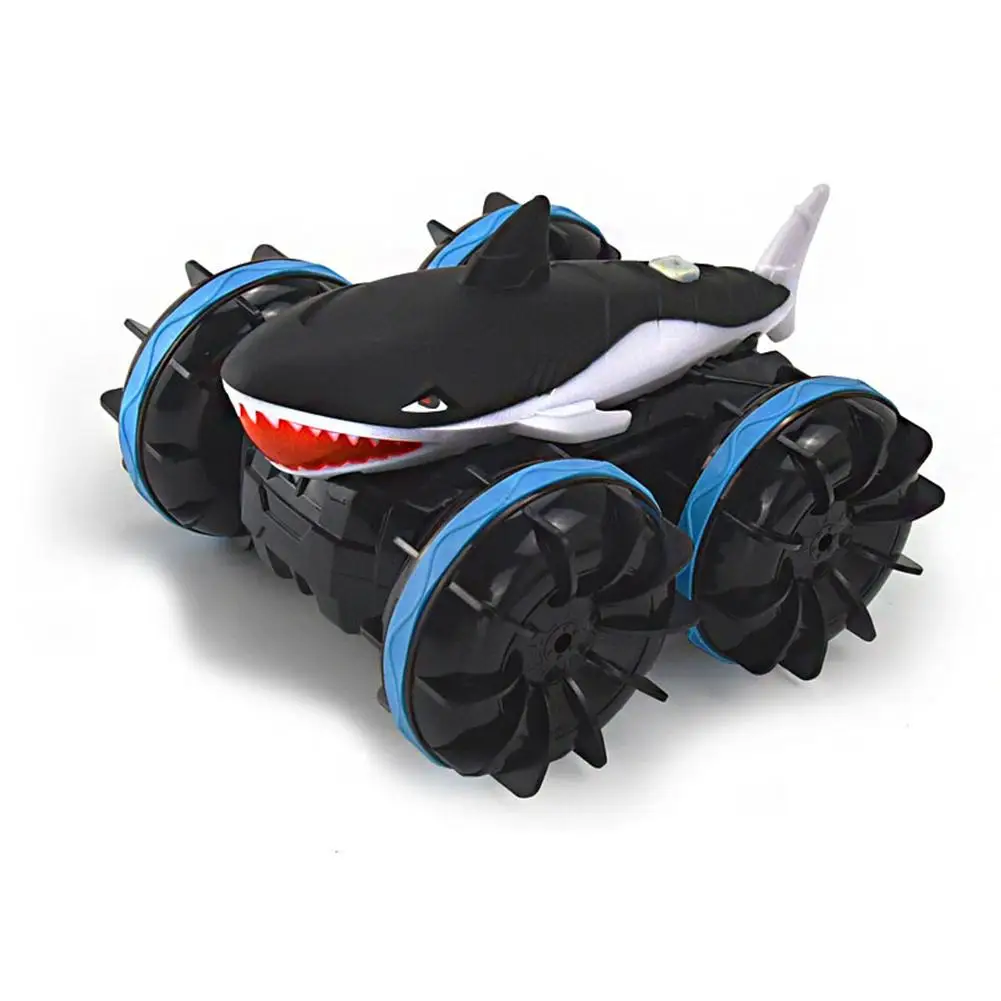 124 Fourwheel Drive Amphibious Shark Head Stunt Car Gesture Sensing Drift Remote Control Car