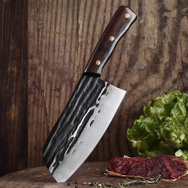 

Chef Knife Stainless Manganese Steel Forged Meat Chopping Knife Fishing Sharp Cooking Knife Butcher Knife Bone Slicing Knife