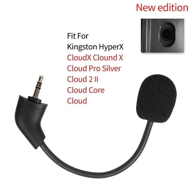 Microphones For Hyperx Cloud 3 II Flight S Alpha S Revolver Flight Gaming Headphones Replacement Gaming Mic Accessories
