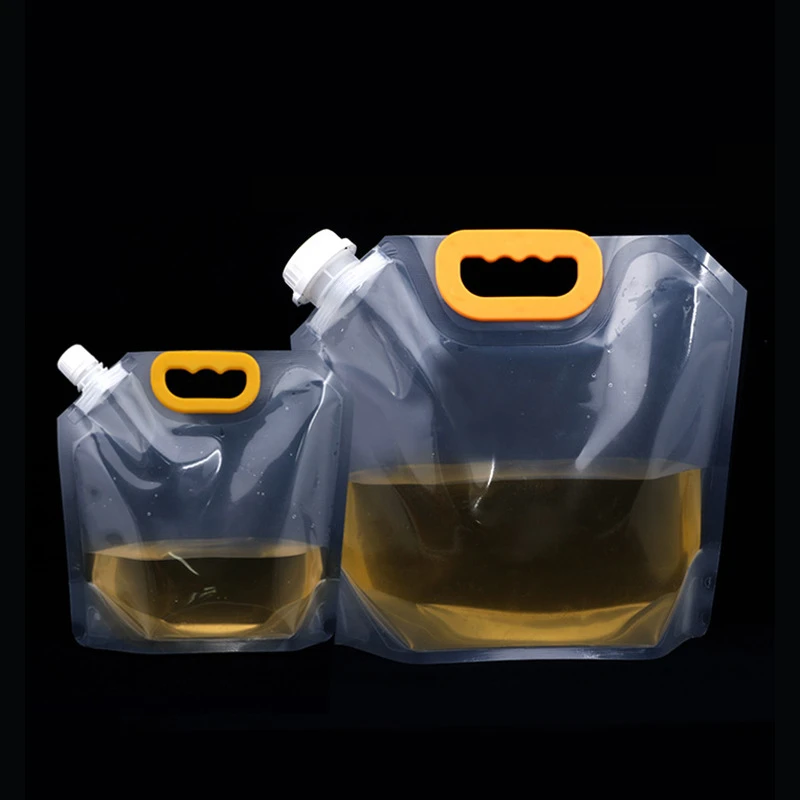 StoBag большие пластиковые стандартные упаковочные сумки ручка для пивного сока, напитков, герметичная Подставка для хранения с логотипом