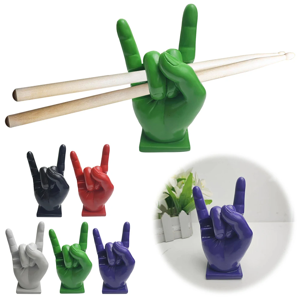 Drumstick Stand Funny Drumsticks Display Storage Resin Stand Room Decor Rock Hand Drumstick Holder Creative Organizer