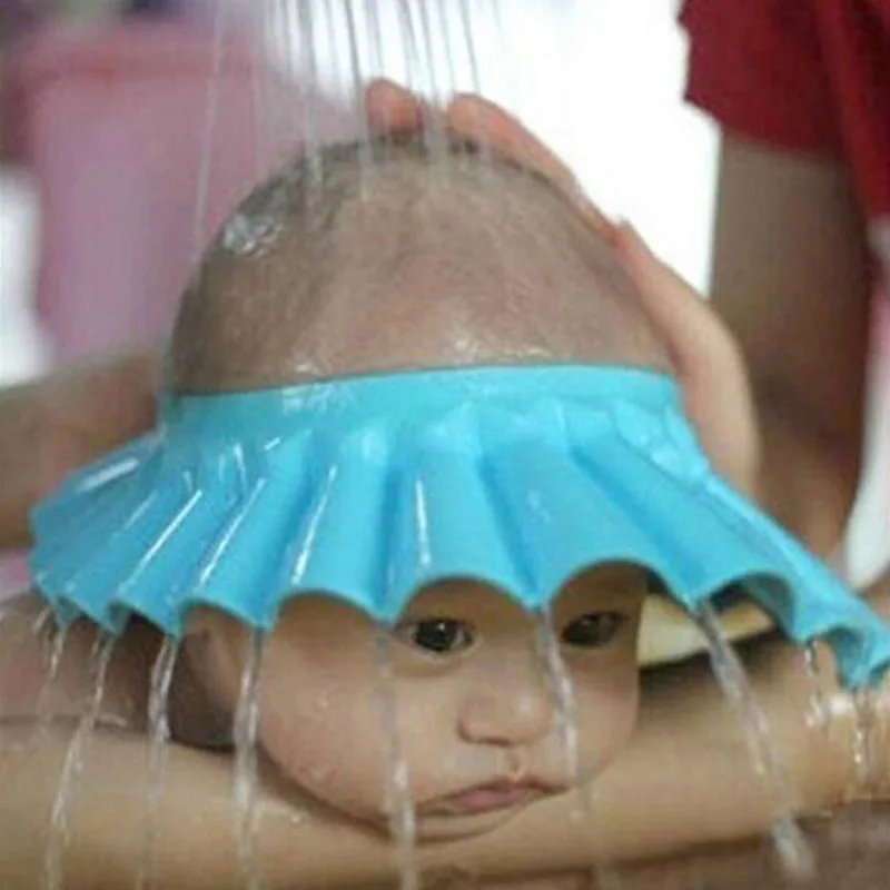 Baby Shampoo Cap Adjustable for Kids Hair Wash