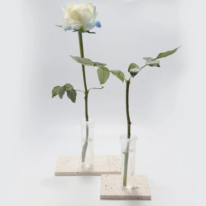 50 Pcs Fresh Flower Fresh-keeping Tube 11cm Plastic Plant Nutrition Tube Water Storage Container Floral Packing Supplies