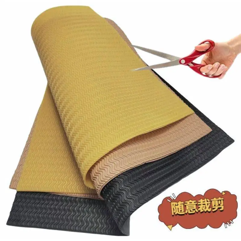 รูปสินค้า แผ่นยางรองพื้นรองเท้า DIY กันลื่น แผ่นซ่อมพื้นรองเท้า แผ่นกันสึกสำหรับรองเท้าส้นสูง สติ๊กเกอร์กันสึกสำหรับผู้ชายและผู้หญิง แผ่นรองรองเท้าแบบเปลี่ยนได้