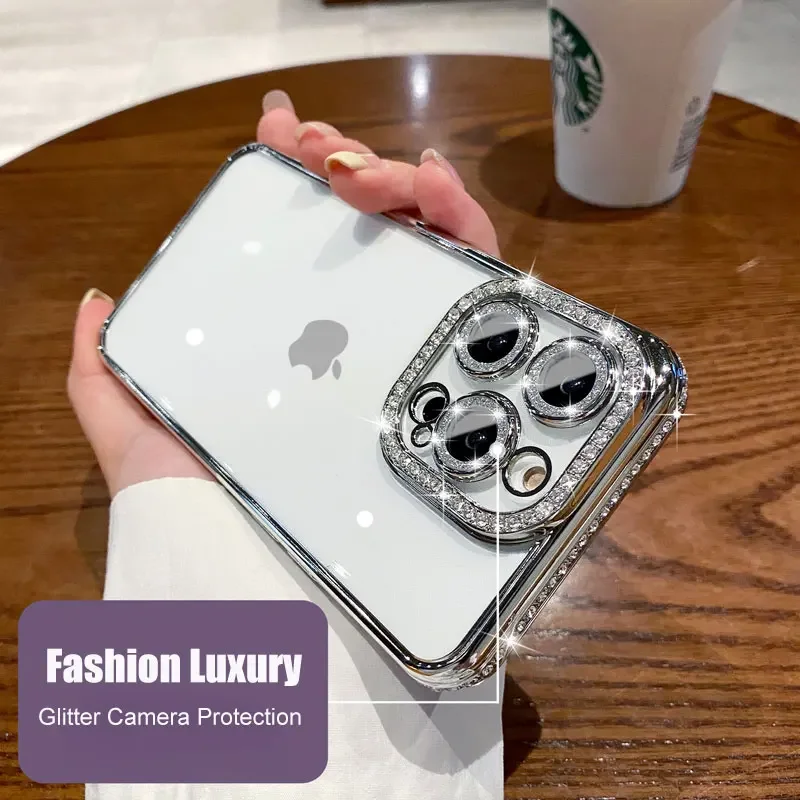 Protector Camara Glitter Para iPhone 11 / 12