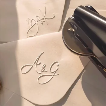 Personalized Wedding Monogram Embosser 1