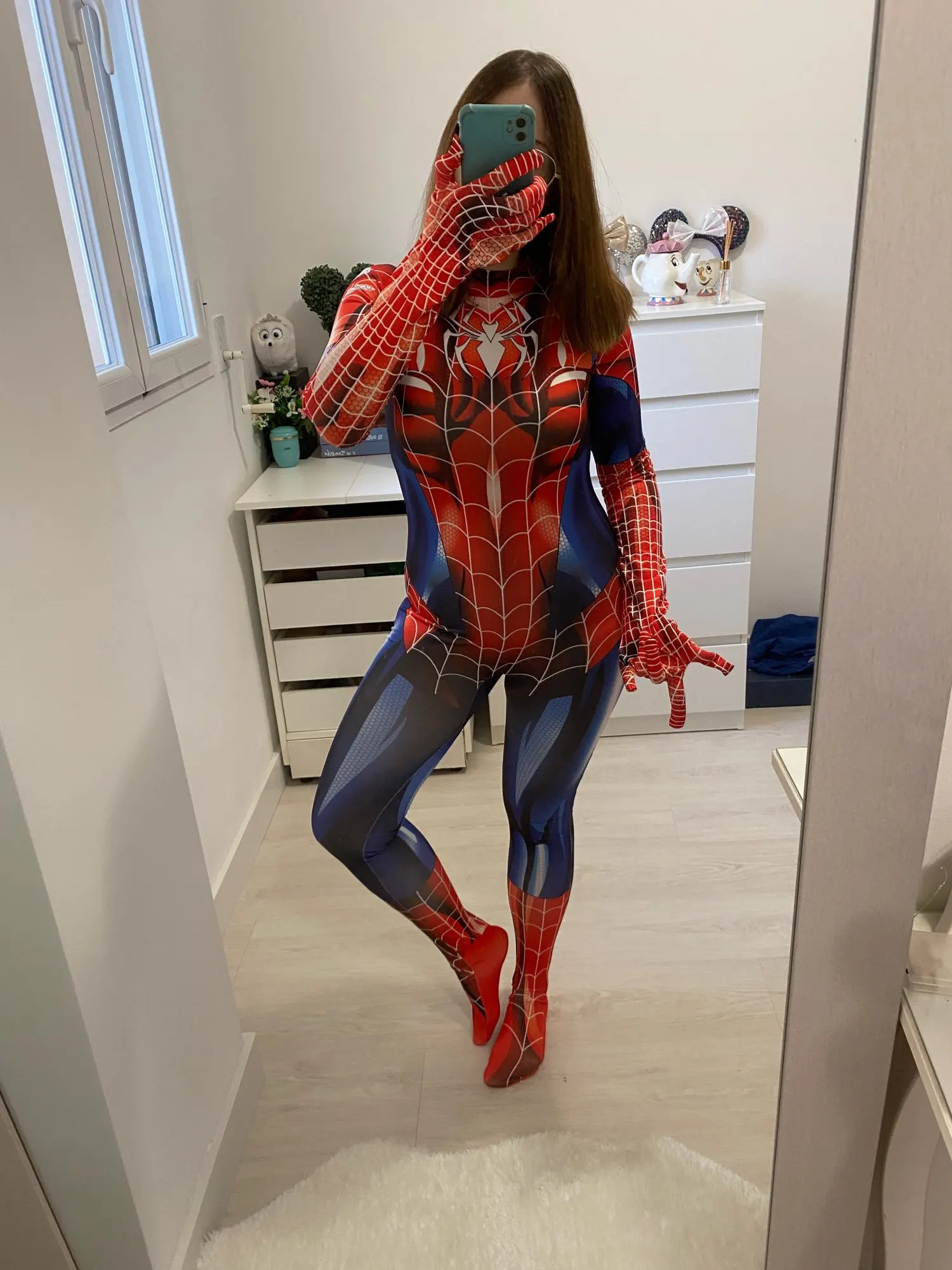 Sexy spiderman cosplay