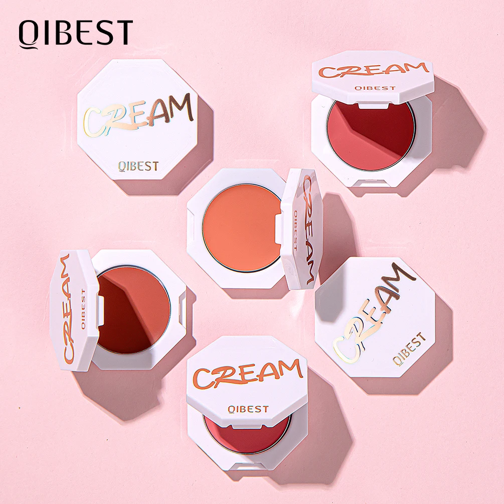 6 Color Blush Makeup Palette Red Rouge Lasting Natural Cream Cheek Contour Blusher Korean Comsmetic Cheek Tint Face Blush powder blusher blush stick blush powder blush plate facial blusher