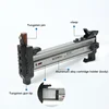 ST-25 Manual Nailer Semi-automatic Wire Slot Woodworking Decoration Steel Nail Gun Straight Nailing Tool with Support 6