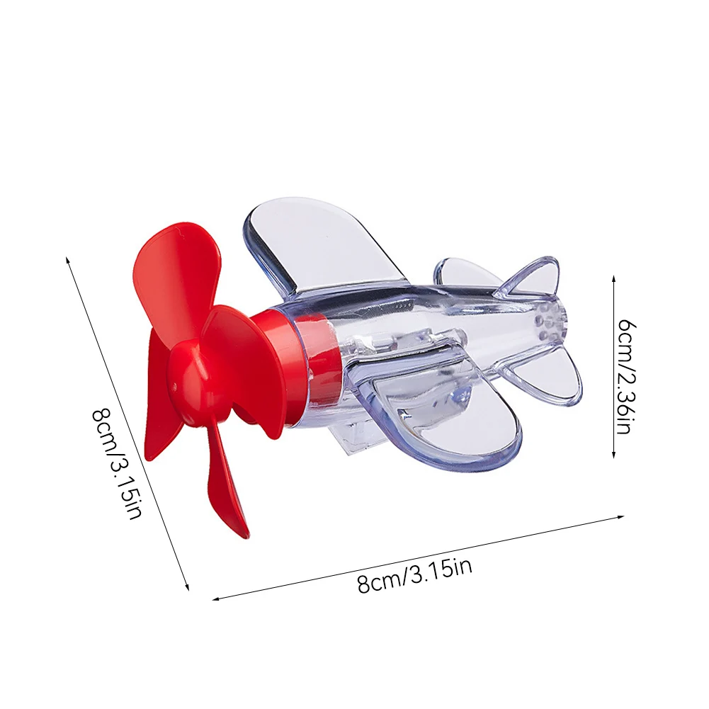 Wind Powered LED Airplane Ornament for Motorcycles Bicycle Handbar Car Rearview Mirror At Night Rotating LED Lights Decoration
