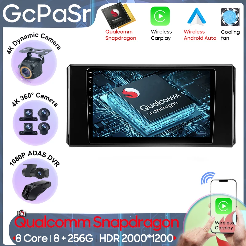 

Android 13 Car Radio For Toyota Land Cruiser J300 300 2021 - 2023 Navigation GPS Screen Auto 5G Stereo Wifi No 2din Cam