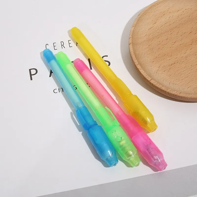 Highlighter Pen Luminous Invisible Ink Pen Drawing Secret Learning for Kids Ideas Gifts Party Favors Novelty Toy