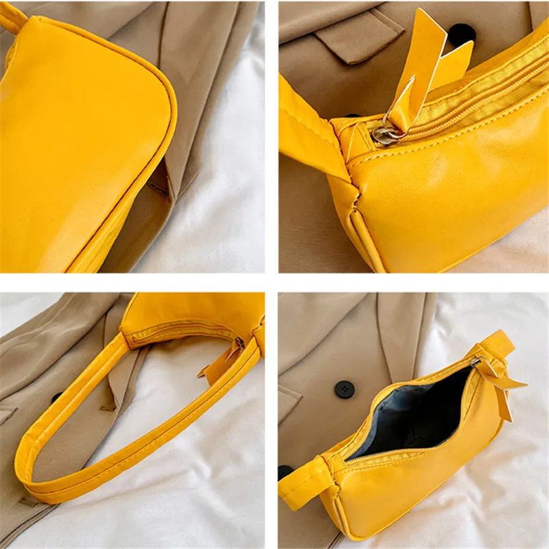 Street Fashion PU Shoulder Underarm Bag, Chic Tote Bag, Stylish Small Square Bag for Women Daily Gathering Party Work To Wear