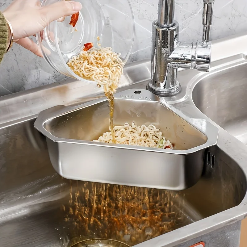 Stainless Steel Kitchen Sink Filter Drain Basket Wash Basin Leftovers Residue Garbage Drain Rack kitchen sink filter sink strainer sink filter kitchen sink strainer 1pc