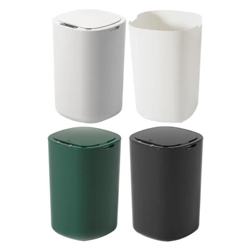 

12L Touchless Trash Can Garbage Bin With Lid Dust Waste Box Kitchen Trash Can waterproof Home Waste Storage Tools & Accessories