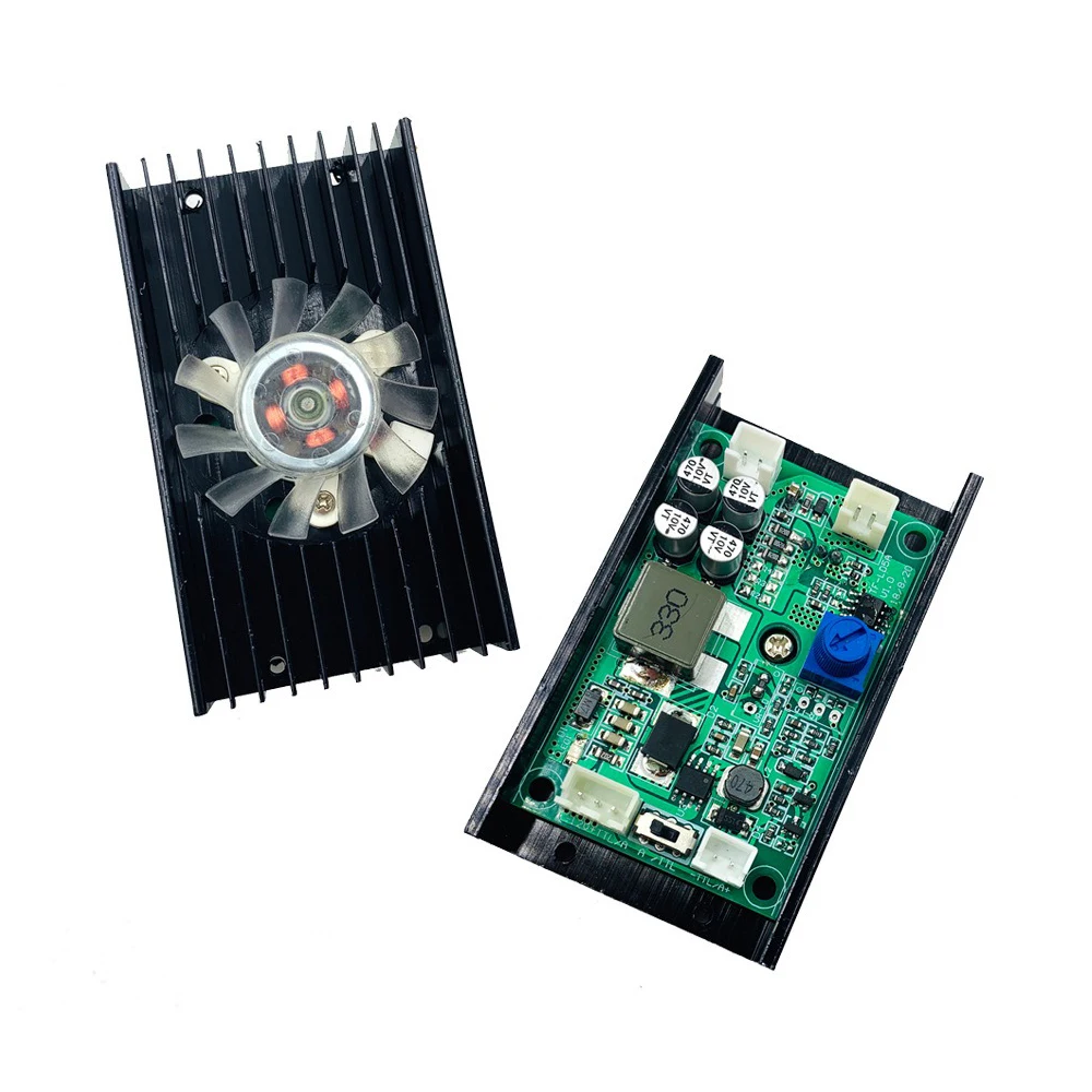 TTL 레이저 드라이버가 장착된 휴대용 레이저 드라이버 보드 15W 450nm 레이저 드라이버 조각 기계 DIY 모듈 전자 용품