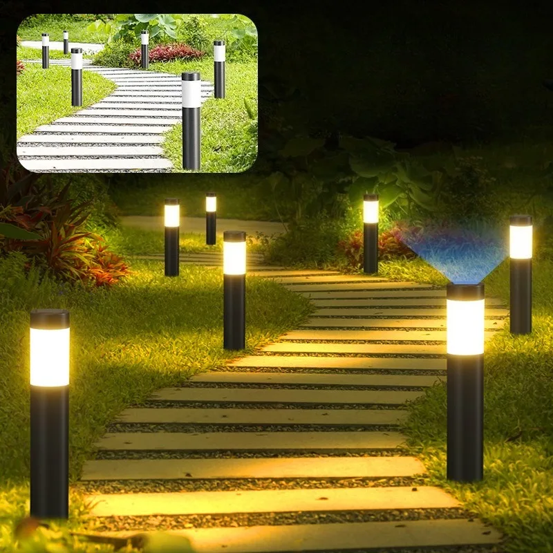 1/2/4 Solar Outdoor LED Street Lights with Automatic on/off Motion Sensors Suitable for Gardens Lawns Courtyards Terraces