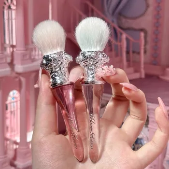 Flower Knows백조 발레 딸기 로코코 블러쉬 스팟 브러쉬, 양모 푹신한 메이크업 브러쉬, 컨디셔닝 메이크업 도구, 꽃 알아 상품 이미지