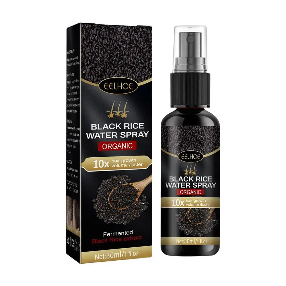 Description Picture 2 of itemBlack Rice Water Spray 30ml Hair Growth For Thicker Hair Organic Anti Hair Loss Fermented Rice Extract For Hair Growth