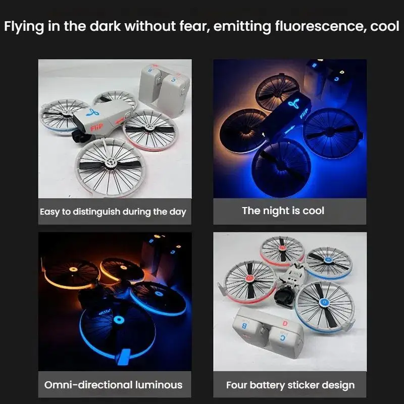 Cool Luminous Sticker for DJI Flip Drone Night Flight Light Up Fuselage Stickers Accessories