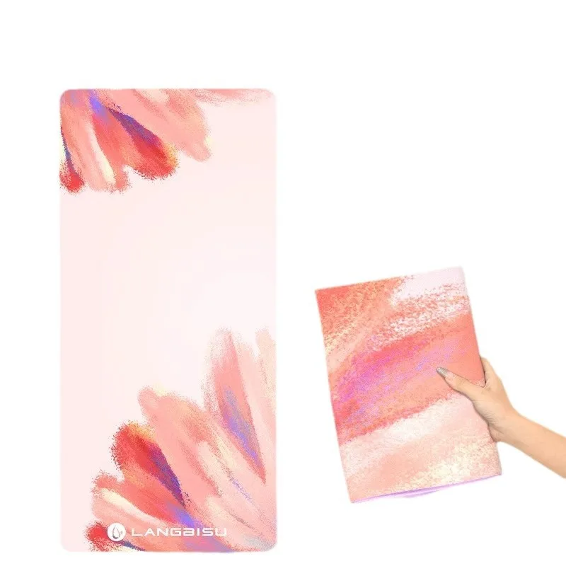 Yoga Mat Cloth Cover non-slip Fitness Portable Women Sports Blanket Foldable Washing Dirty Rest Blanket J1
