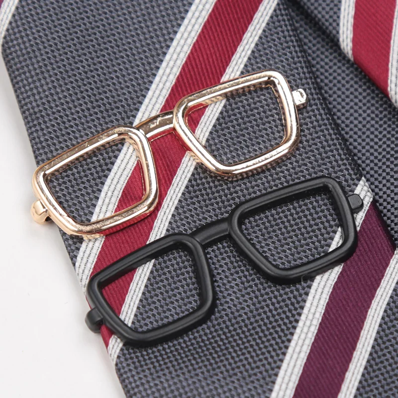 Men's Tie Clips Fashion Style Tie Clip for Men Practical Necktie Clasp Gift Black Necktie Bar Clasp Gentlemen Classy Accessories