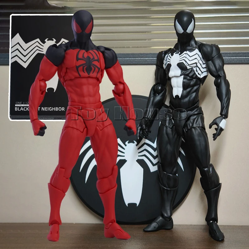 In Stock Mess Toys Black Suit Neighbor Symbiote Spider