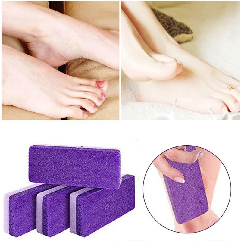 2x Foot Care Pumice Sponge Callus Exfoliate Hard/Dead Skin Remove